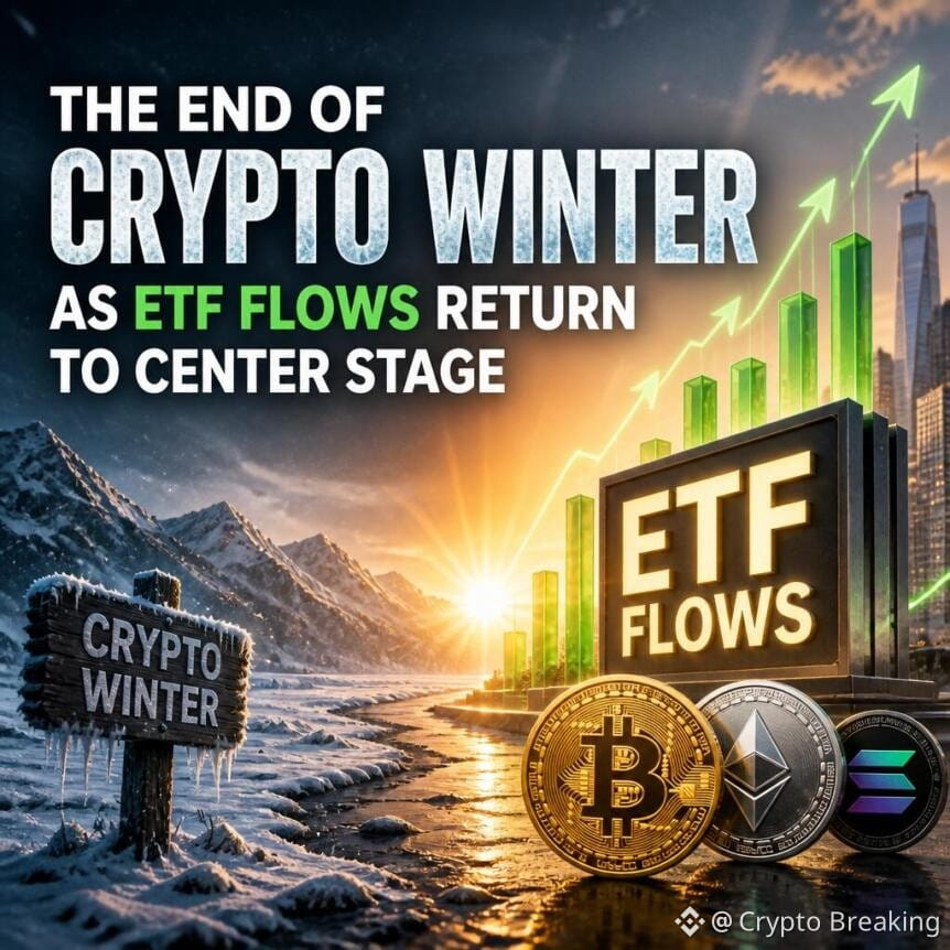 The End Of Crypto Winter As Etf Flows Return To Center Stage