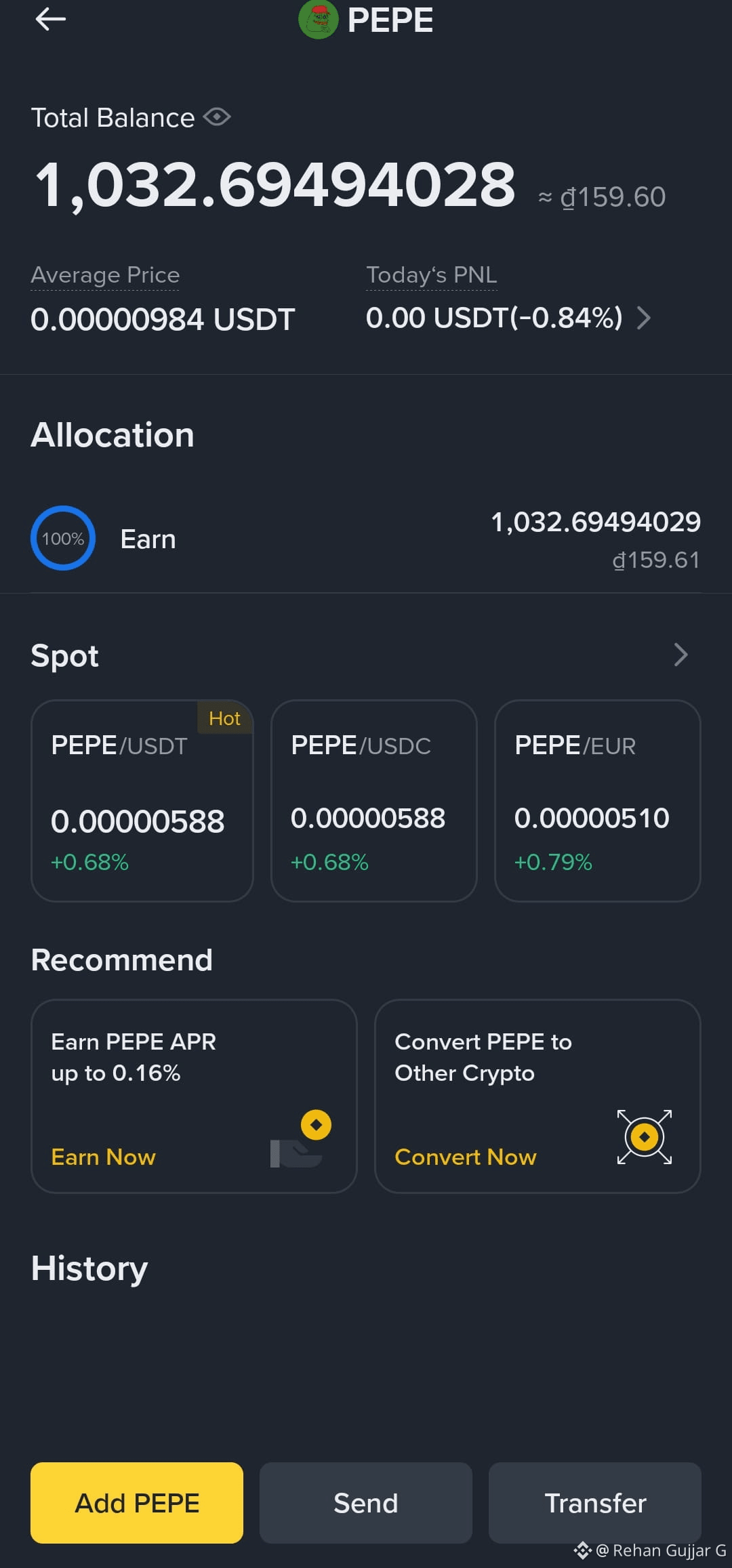Profil Rehan Gujjar G | Binance Square