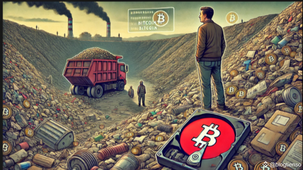 Lost Over $700 Million Due to Accidentally Throwing Bitcoin in the Trash |  blogtienso on Binance Square