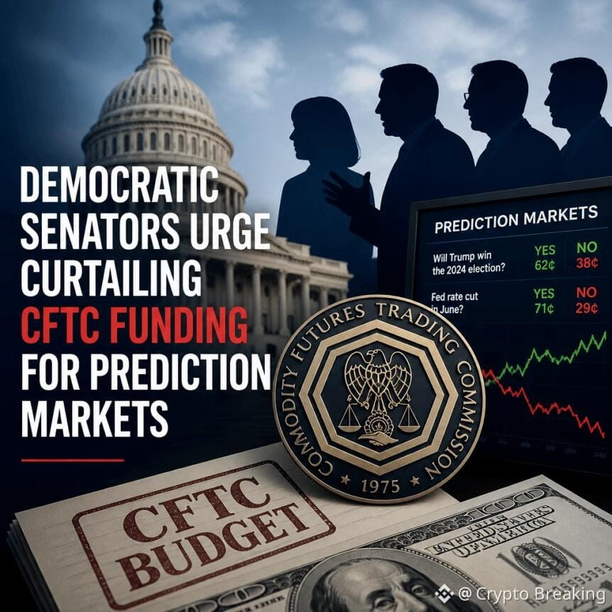 Democratic Senators Urge Curtailing Cftc Funding For Prediction Markets