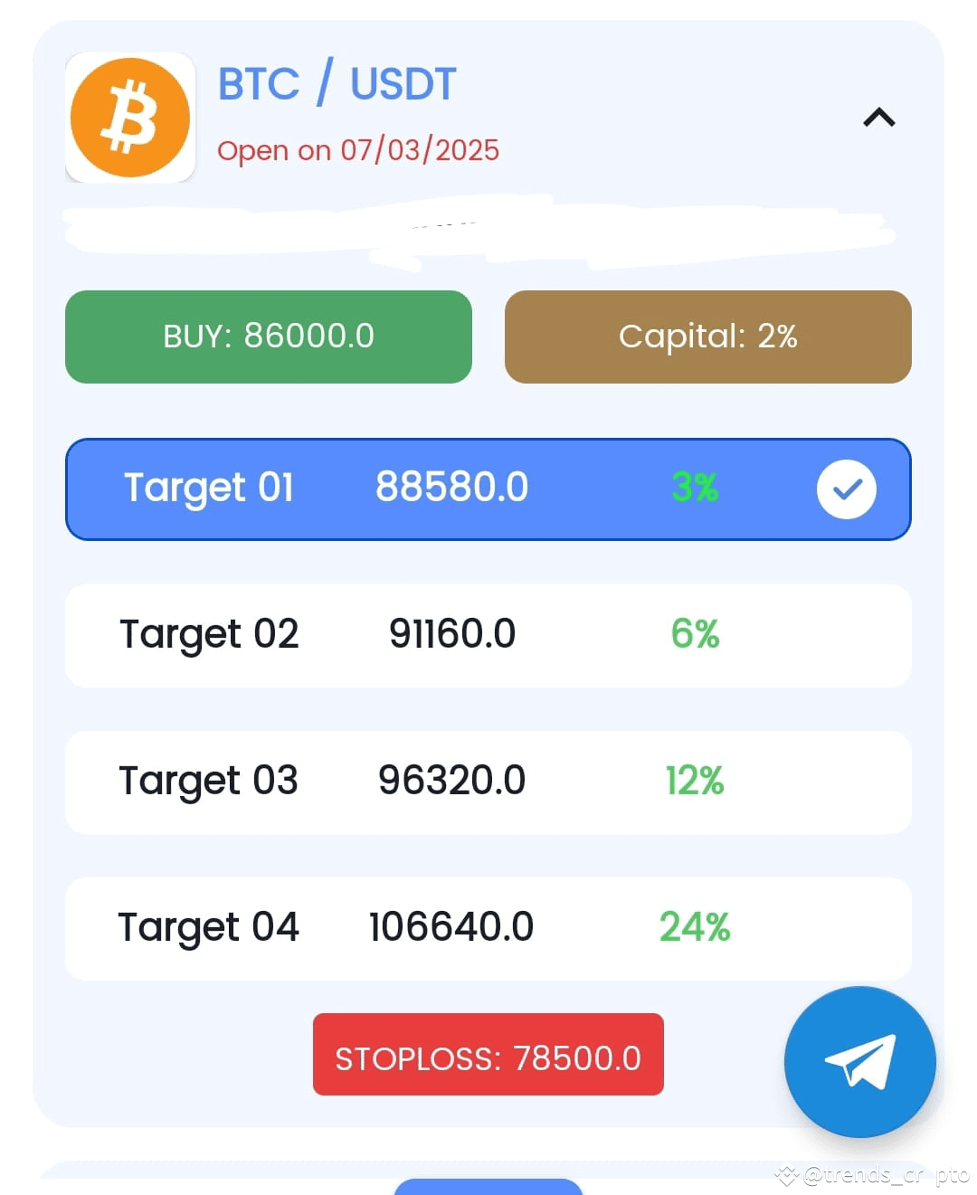 Btc's Method $BTC Entry points and Stop loss. As per analysis and trend i | trends ...