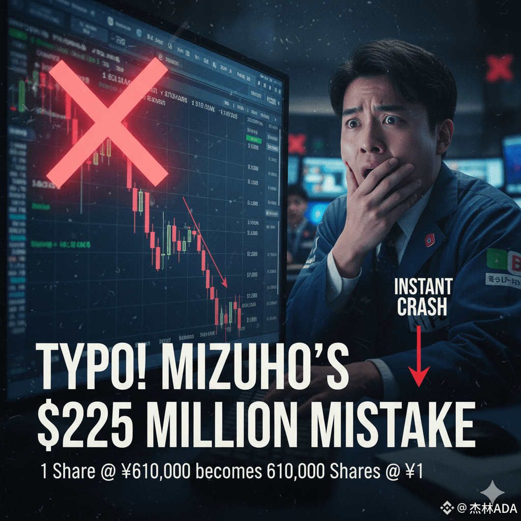 🤯 One Typo, $225 Million Lost: The Mizuho Fiasco of | 杰林ADA on Binance  Square