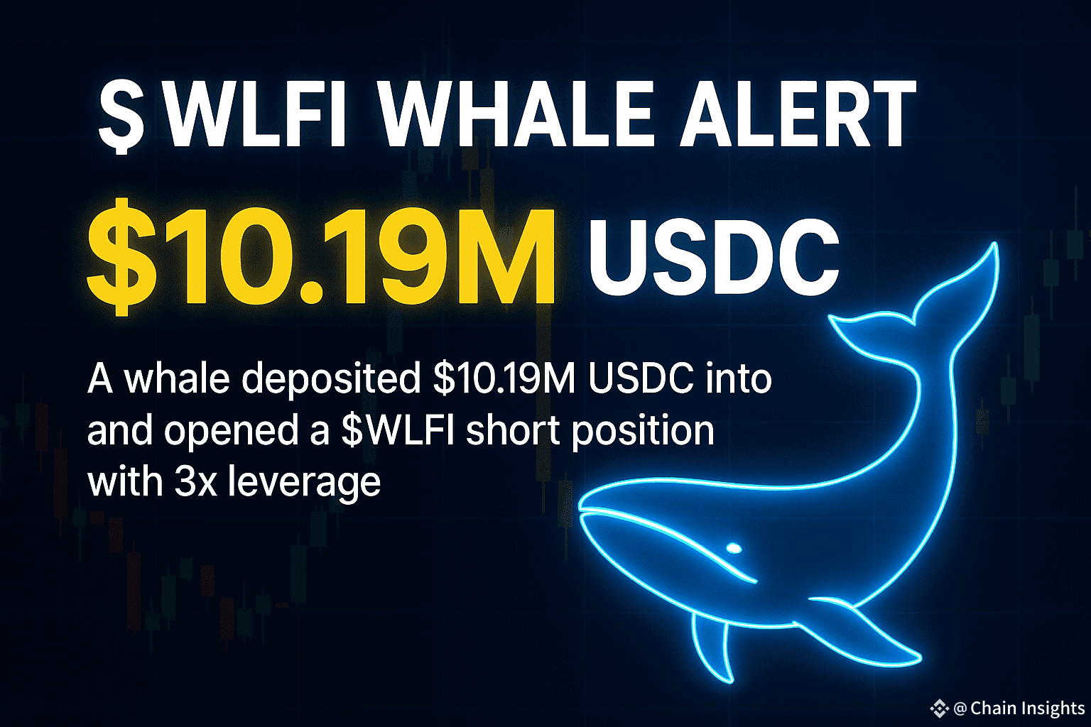 🚨 $WLFI Whale Alert! A major crypto whale has deposited | Chain Insights  on Binance Square