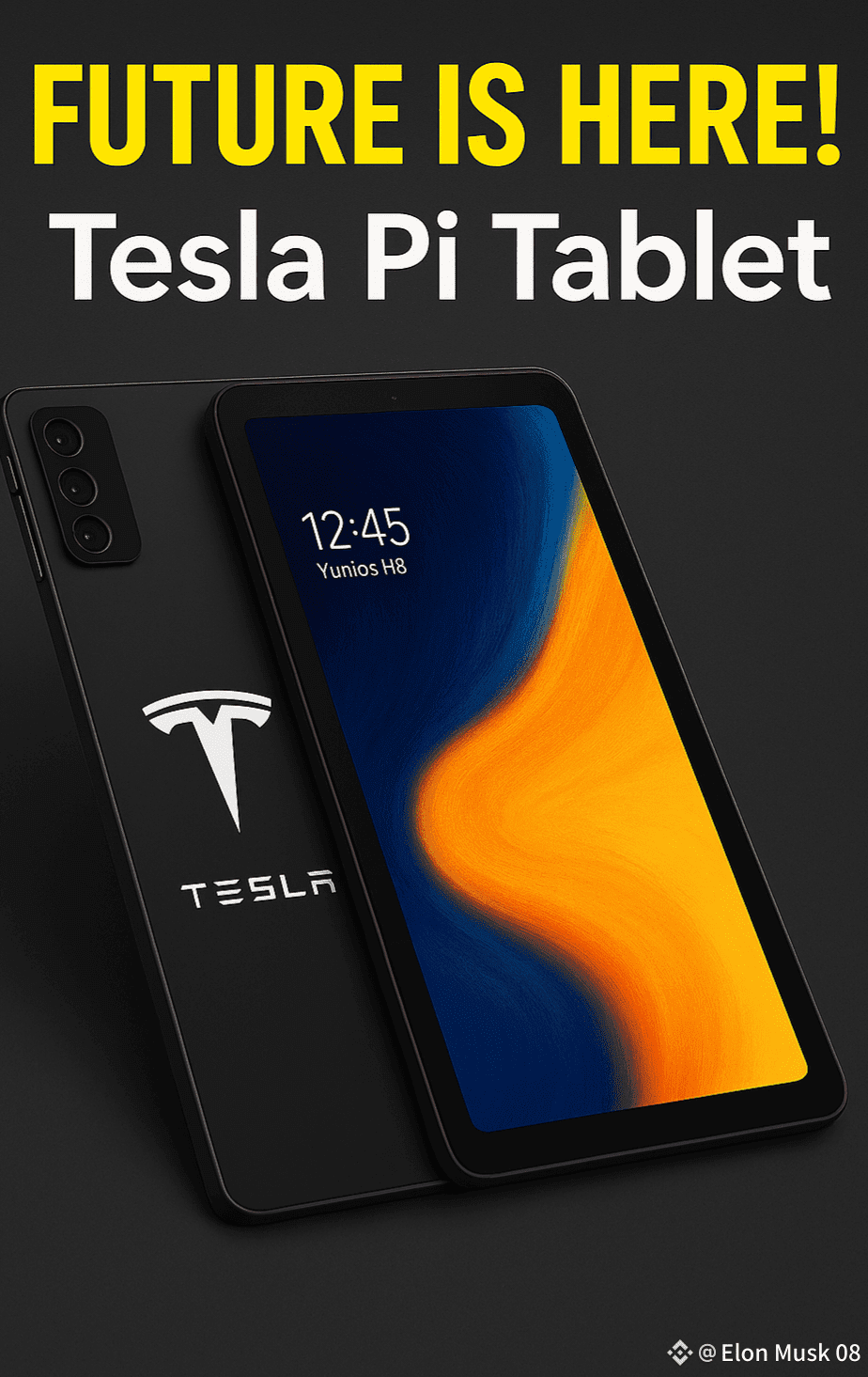 Tesla Pi Tablet The Future in Your Hands Introducing the T Elon Musk