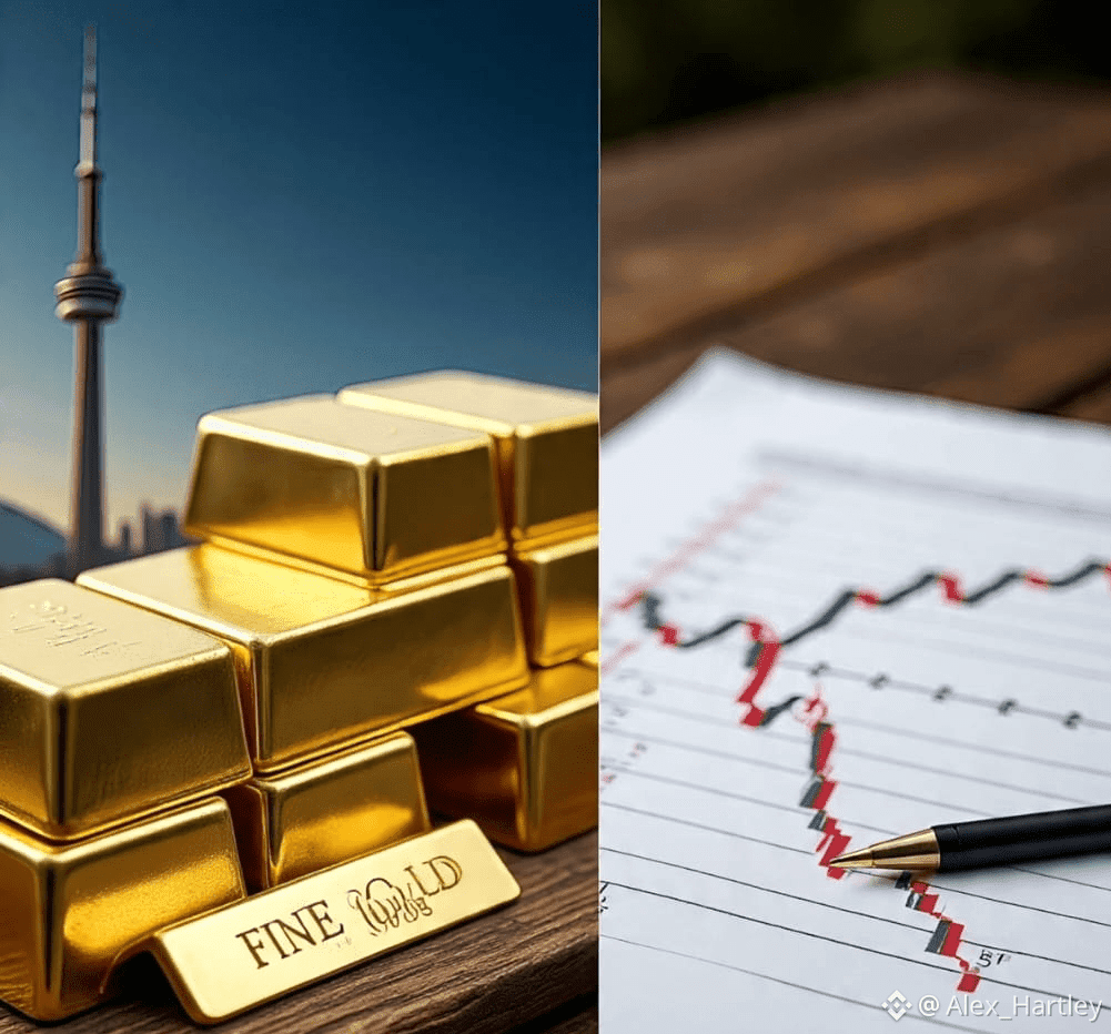 😱 Canada sold all its gold reserves (1,023 tonnes, worth | Alex_Hartley on  Binance Square