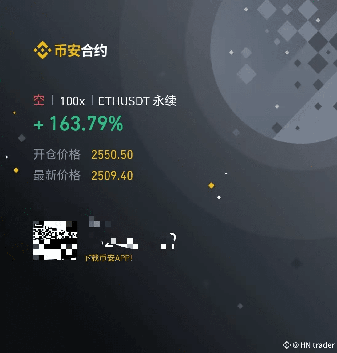 空继续持仓，目标2468，第二目标2400 | HN trader on Binance Square
