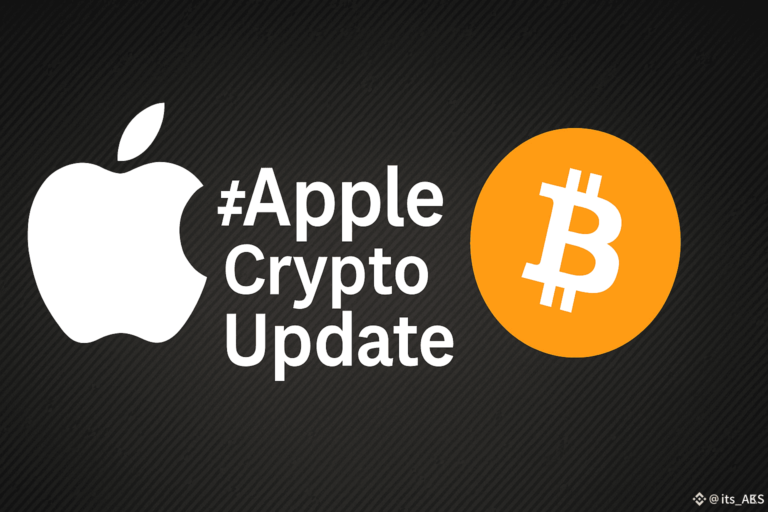 Binance Square-də #AppleCryptoUpdate just shook the tech & crypto world —  are | its_AKS