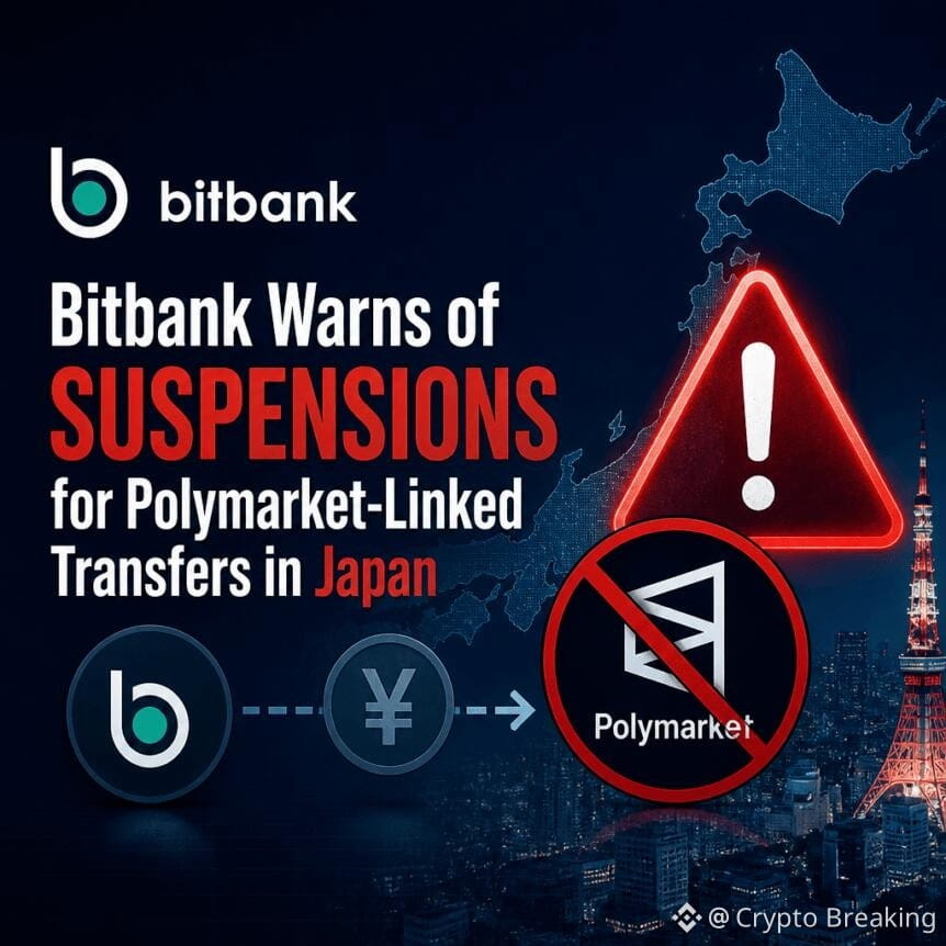 Bitbank Warns Of Suspensions For Polymarket-Linked Transfers In Japan