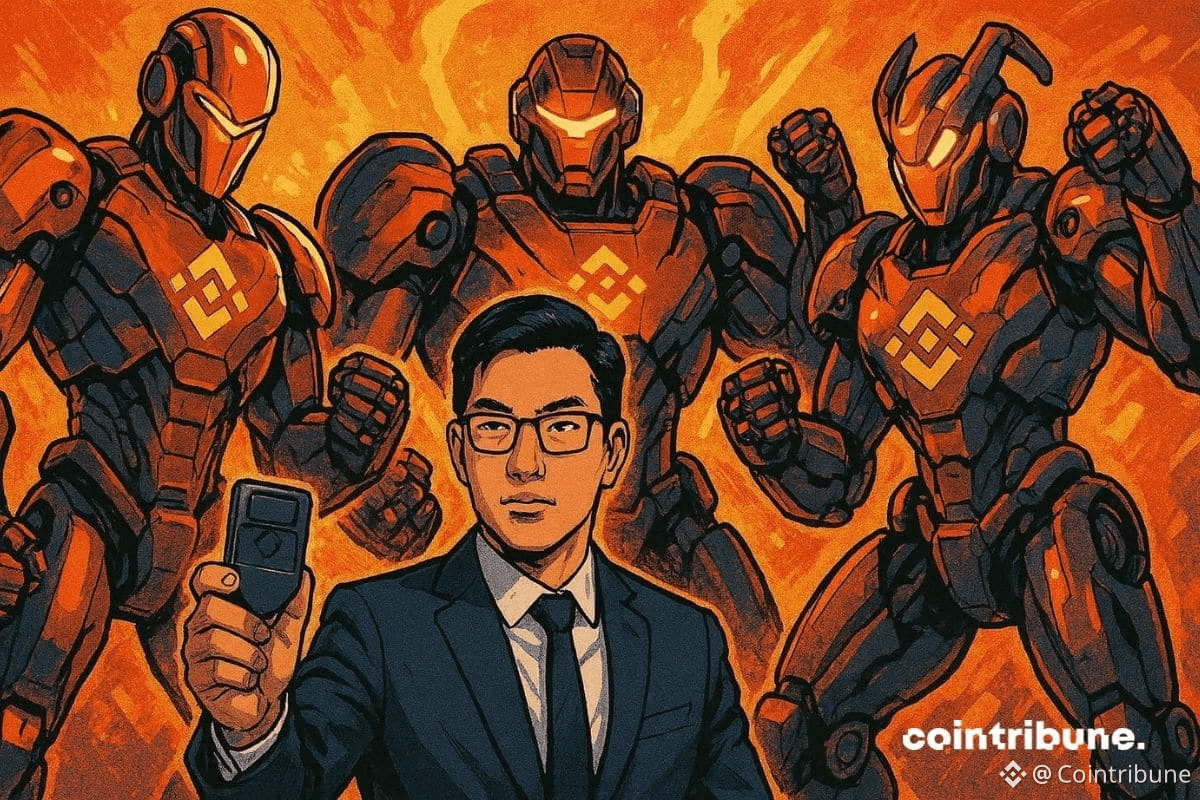 Un responsable de Binance Wallet entouré de 3 nouveaux outils IA pour analyser le marché crypto.