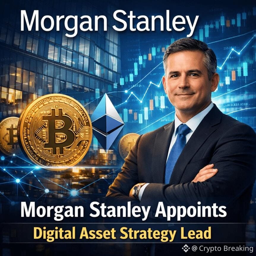 Morgan Stanley Appoints Digital Asset Strategy Lead