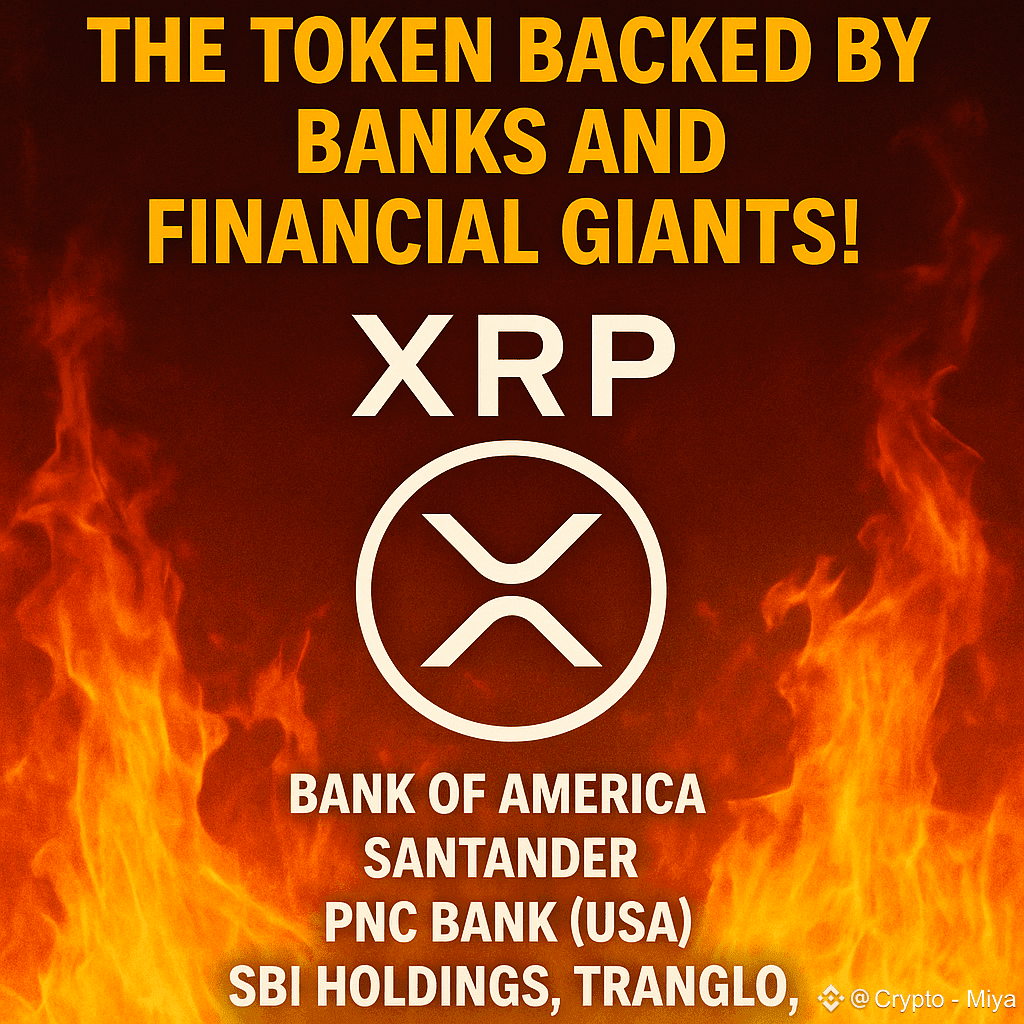 🔥 XRP — THE TOKEN BACKED BY BANKS AND FINANCIAL | Crypto - Miya on Binance  Square