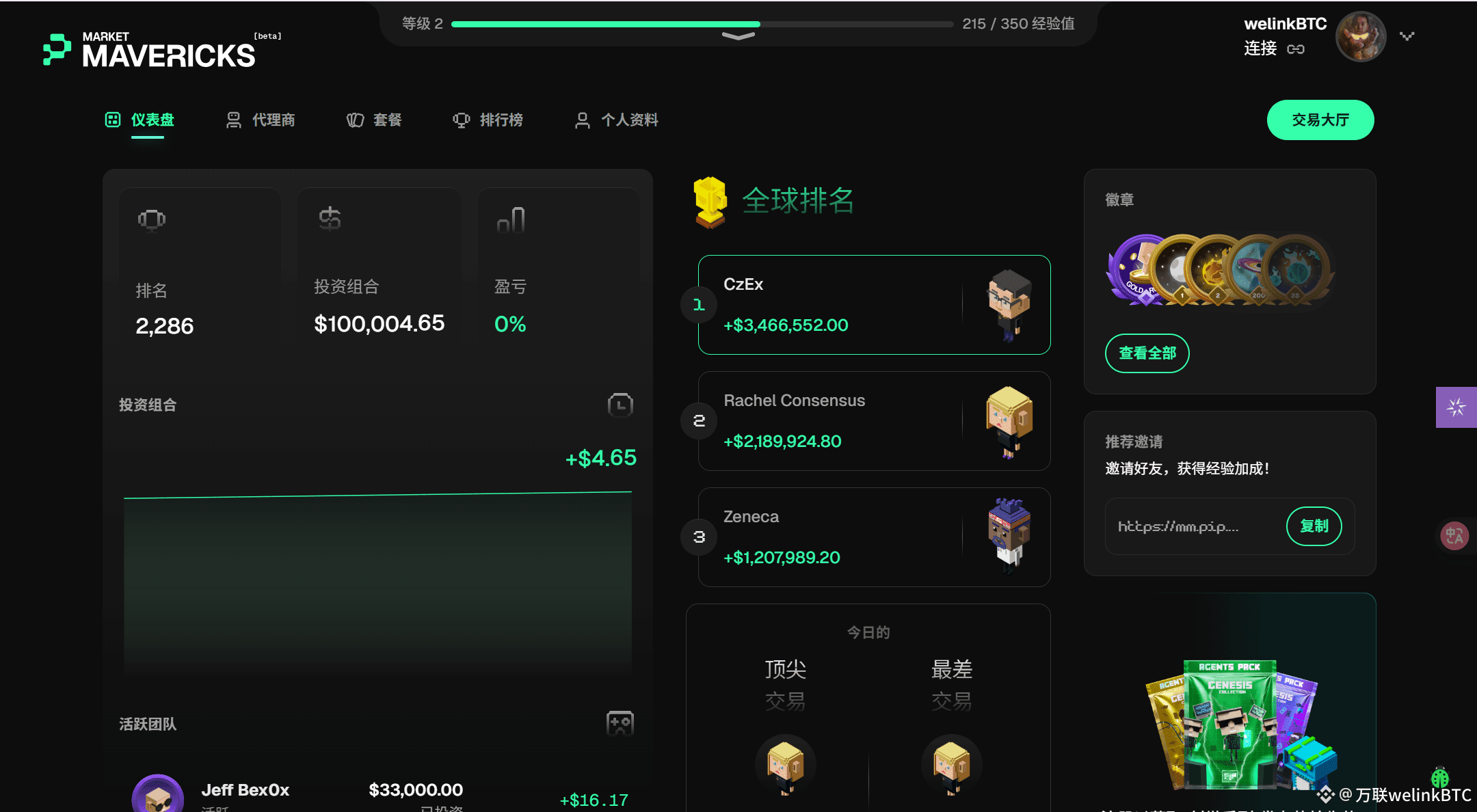 The platform Pip world, which was independently invested by | 万联welinkBTC  on Binance Square