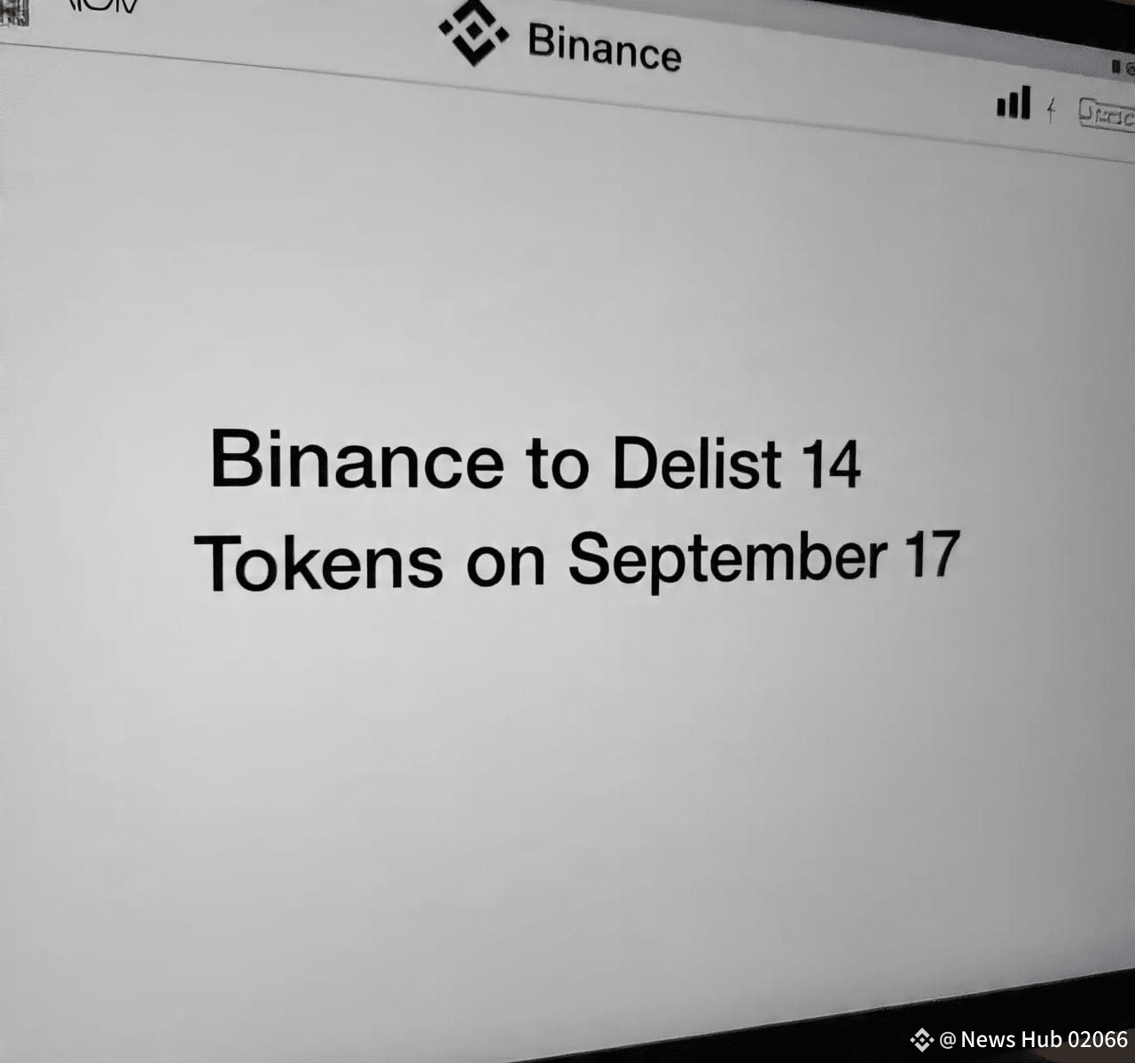 😳Binance to Delist 14 Tokens on September 17 – Investors | News Hub 02066  on Binance Square
