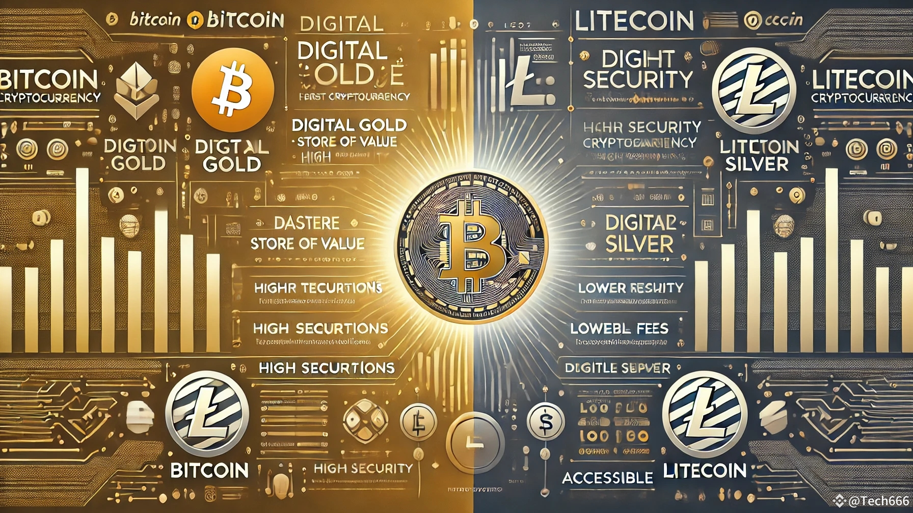 決定比特幣(BTC) 或萊特幣(LTC) 哪個更好取決於您的投資目標和用途。 | 幣安廣場上的Tech666