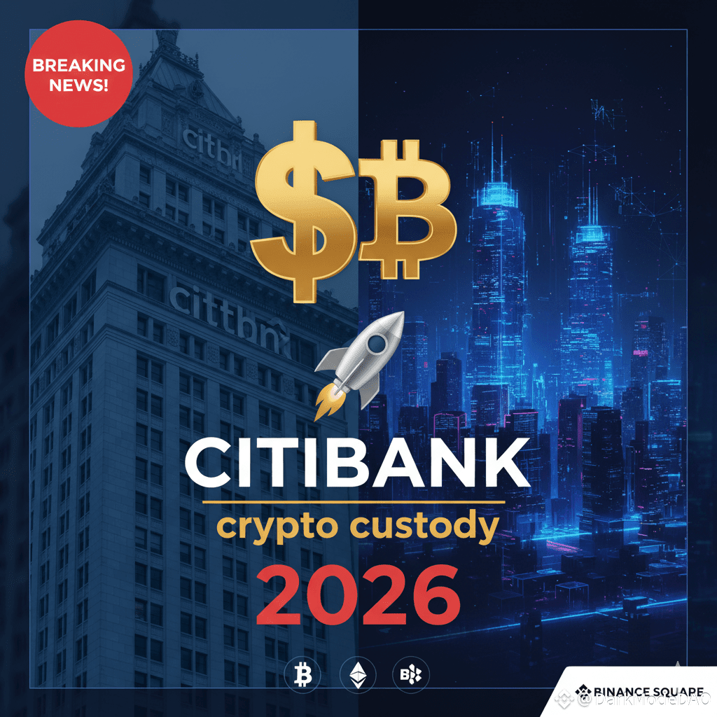 🚨 BREAKING: $25 Trillion Giant Enters the Game! 🚀 ​Citib | DarkModeDAO on  Binance Square