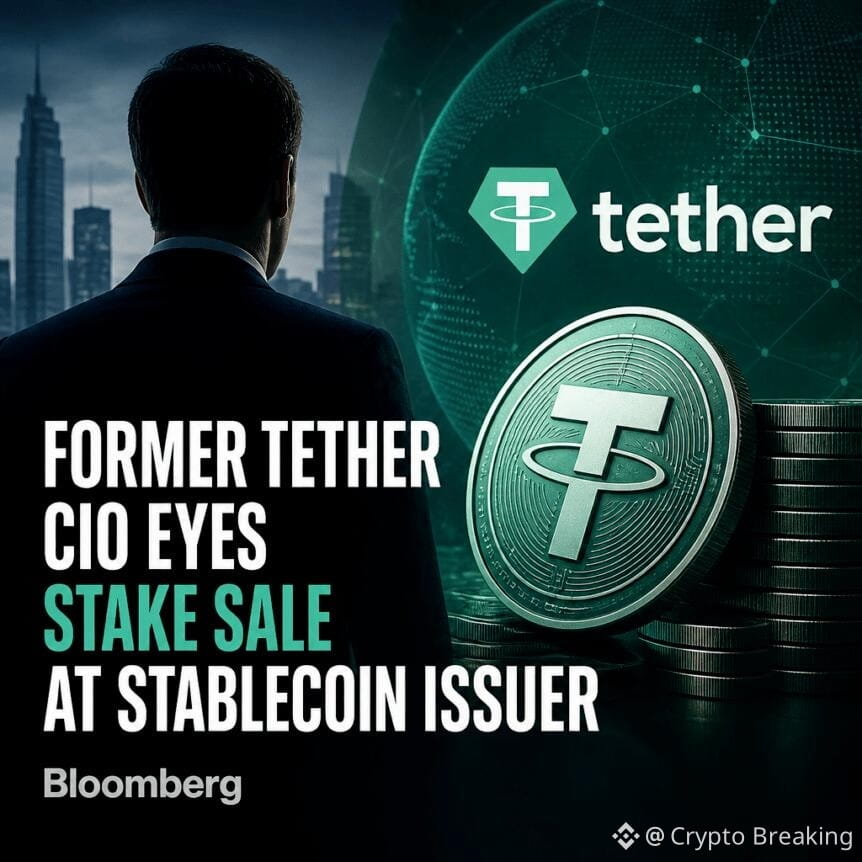 Former Tether Cio Eyes Stake Sale At Stablecoin Issuer, Bloomberg