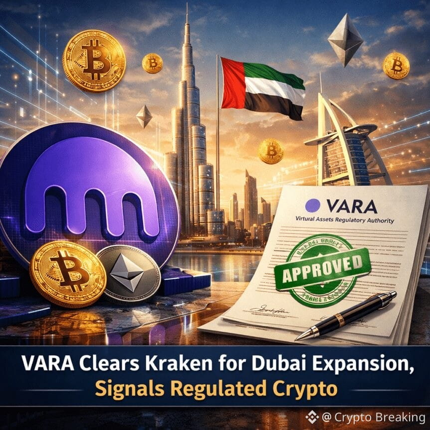 Vara Clears Kraken For Dubai Expansion, Signals Regulated Crypto