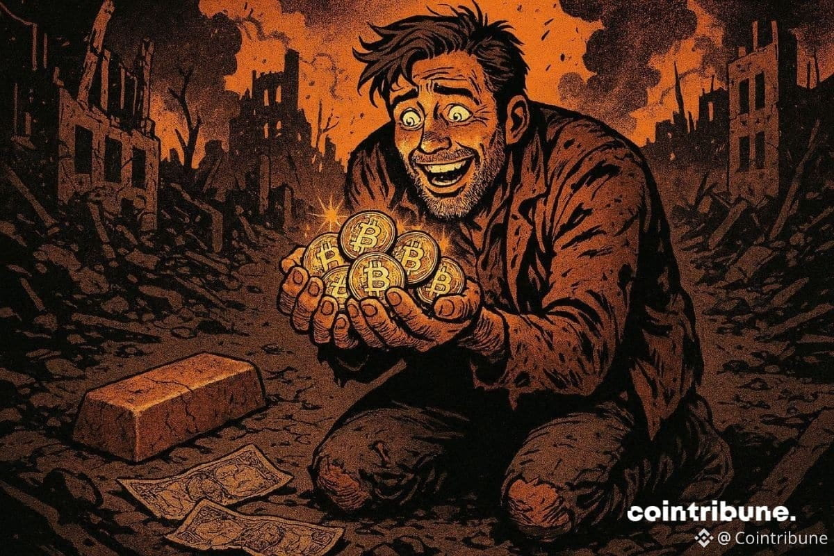 Un investisseur qui préfère le bitcoin par rapport à l’or et a l’argent en période de crise.