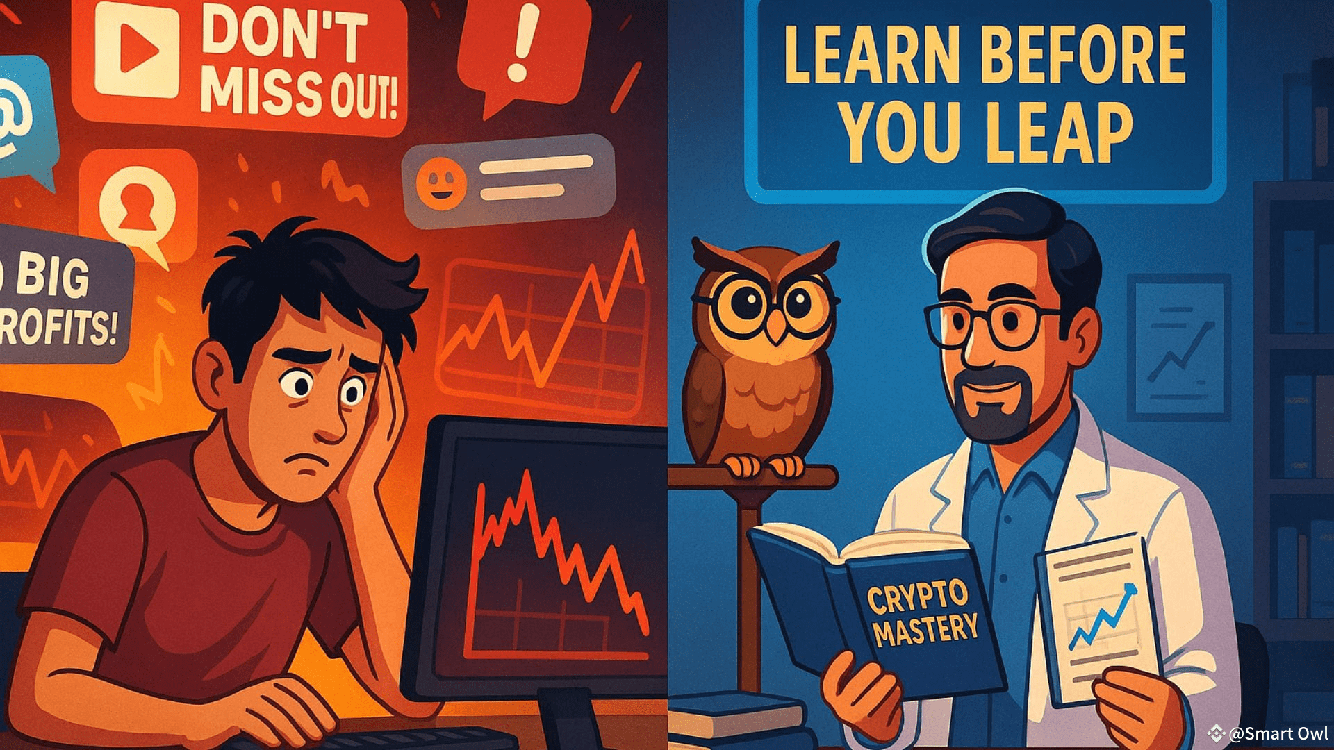 Why 95% of Crypto Traders Lose Money | Smart Owl on Binance Square