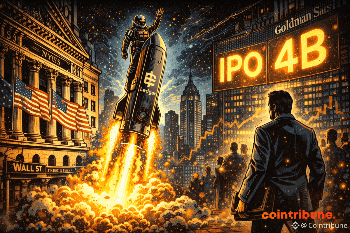 Ledger décolle comme une fusée depuis Wall Street, sous les yeux de financiers, vers une valorisation ambitieuse de 4B.