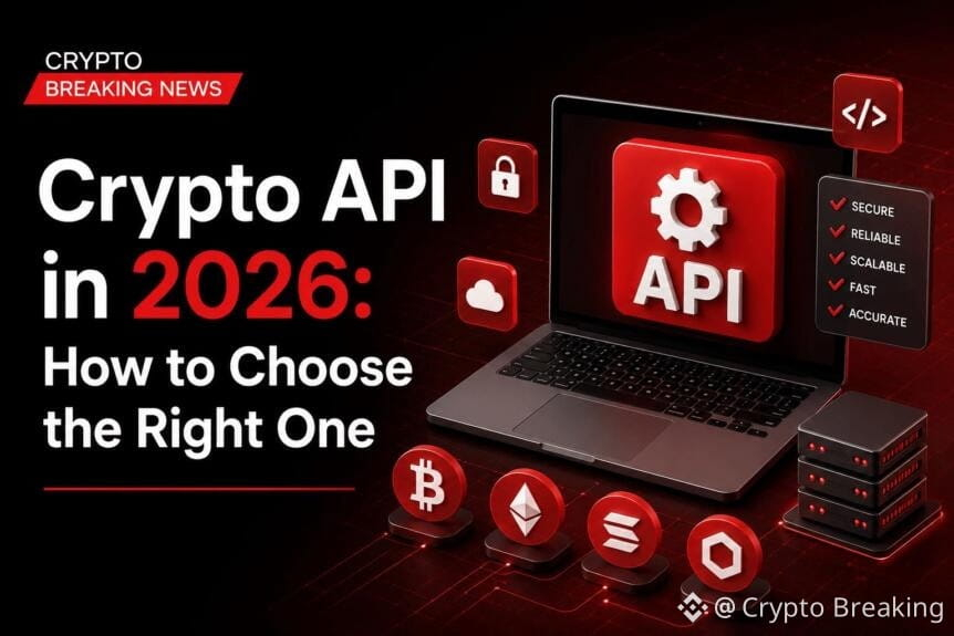 Crypto Apis In 2026: How To Choose The Right One For Your Project