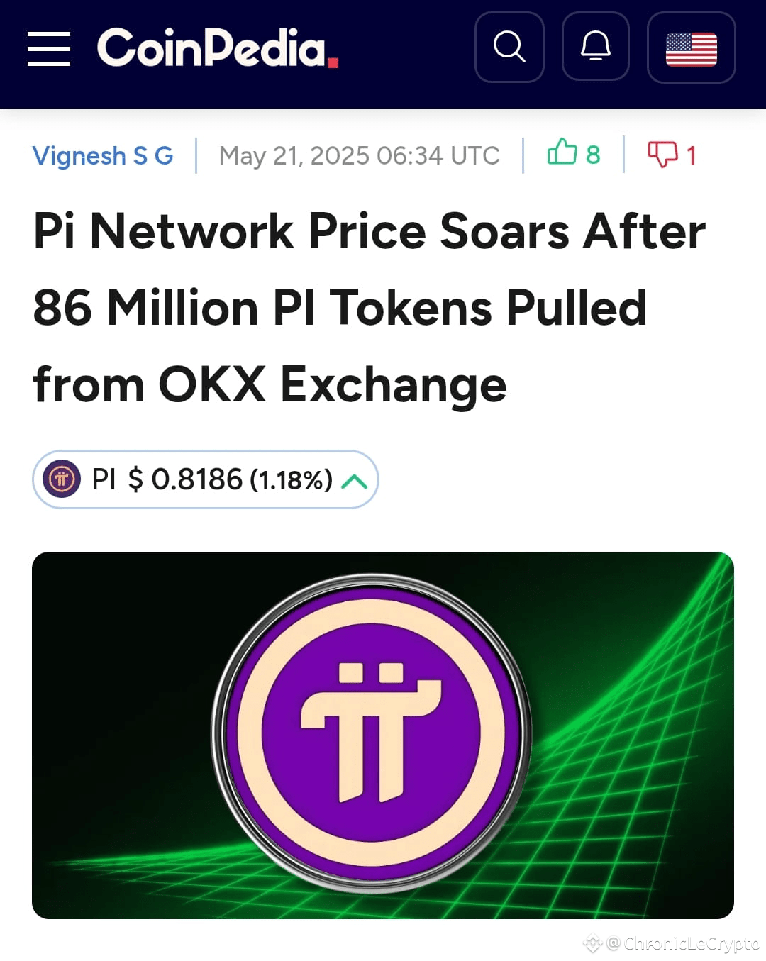Pi Network pumped 11% 🚀 