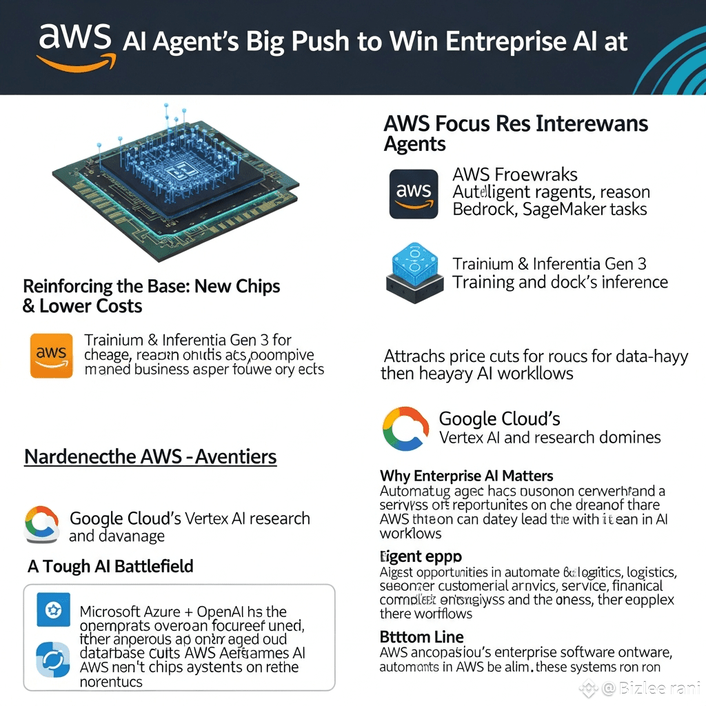 💸💸AWS AI Agents: Amazon’s Big Push to Win Enterprise AI at | Bizlee ...
