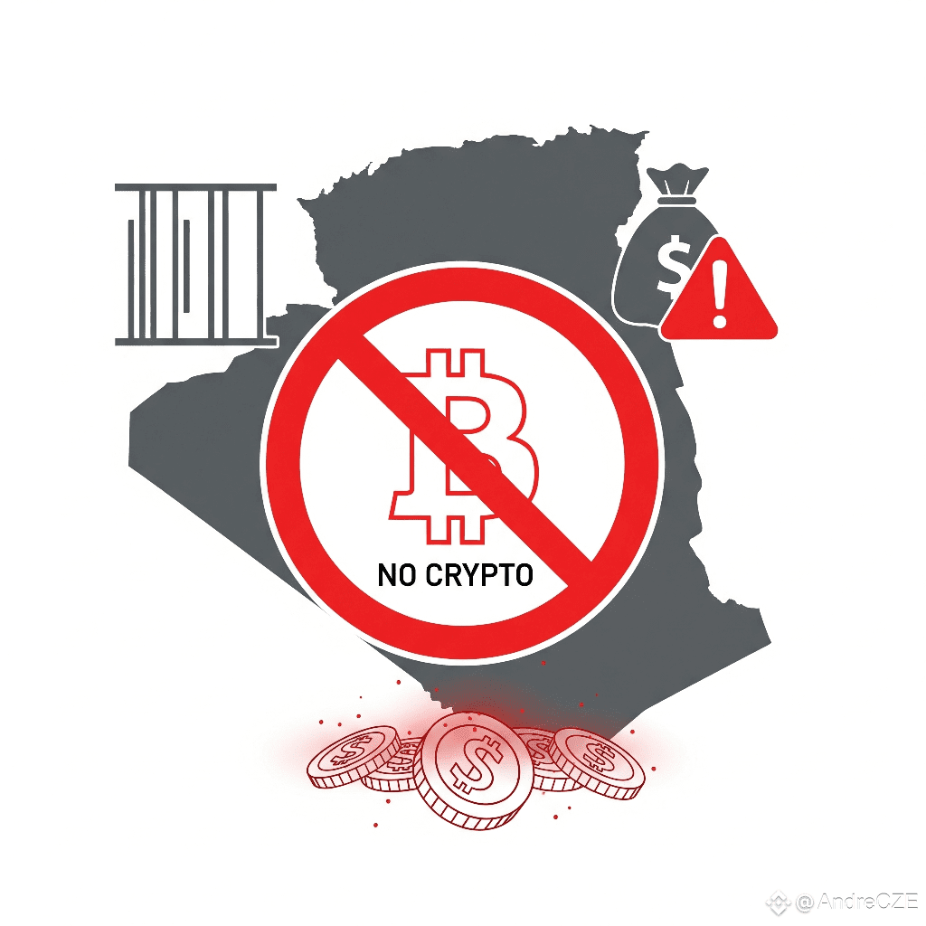 🇩🇿 Algeria Bans Cryptocurrency! The Algerian government | AndreCZE on  Binance Square