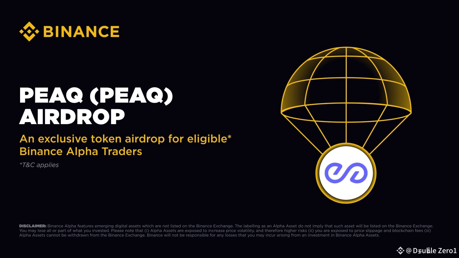 Peaq is a decentralized layer-1 blockchain network designed | Double Zero1  on Binance Square
