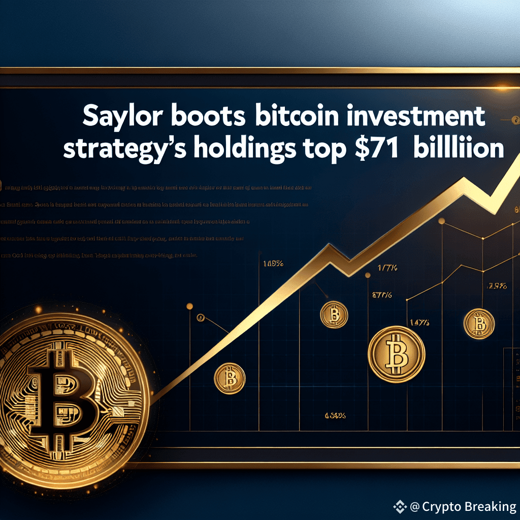 Saylor Boosts Bitcoin Investment As Strategy's Holdings Top $71 Billion