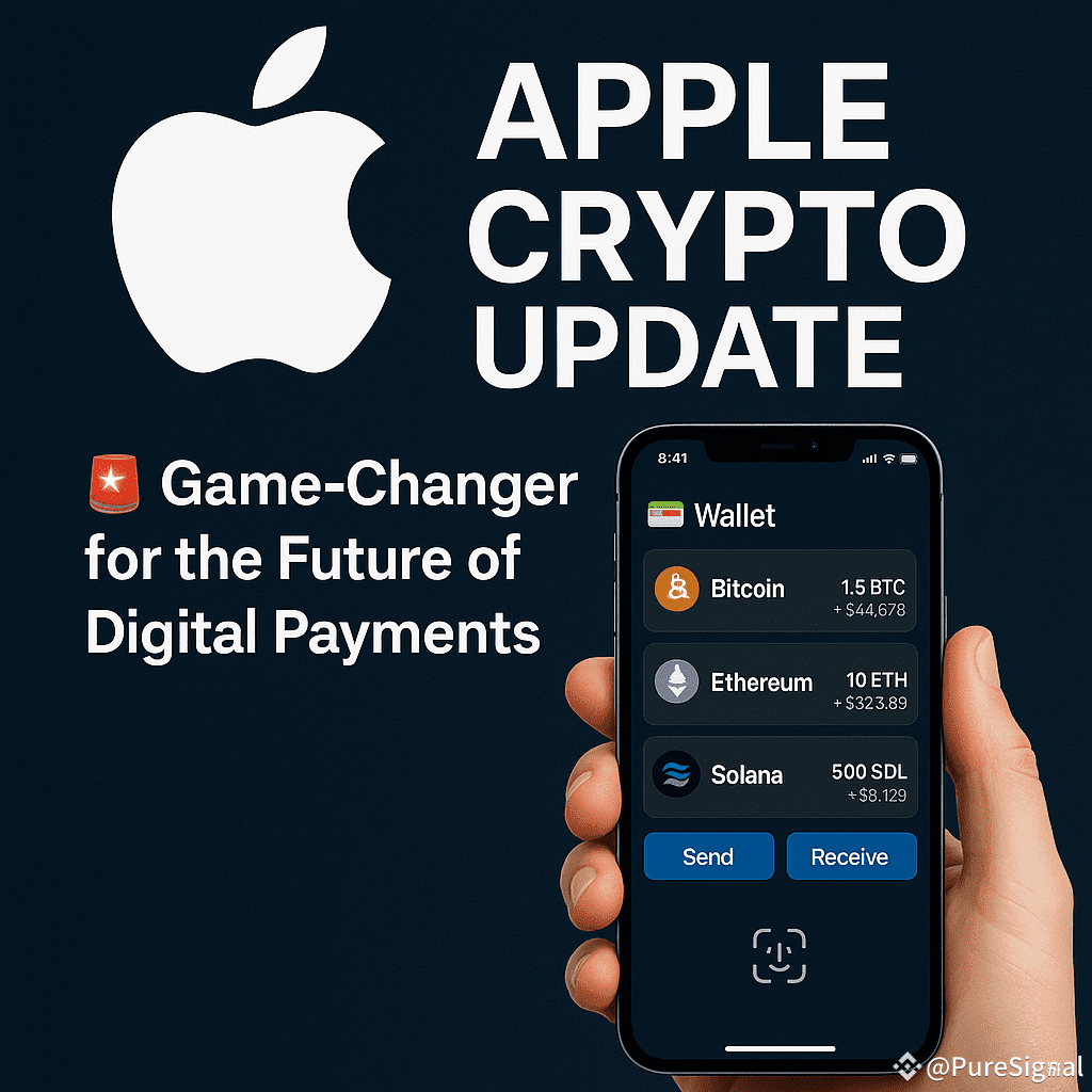 AppleCryptoUpdate 🍏 Apple Just Went Crypto — And It Might | TrendFusion on  Binance Square
