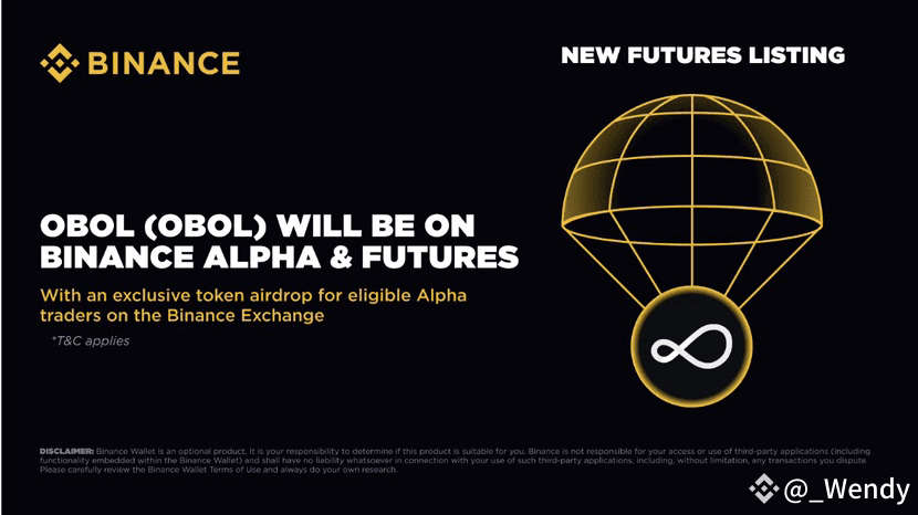 $BNB Obol (OBOL) will launch on Binance Alpha on May 7, | Wendyy_ on ...