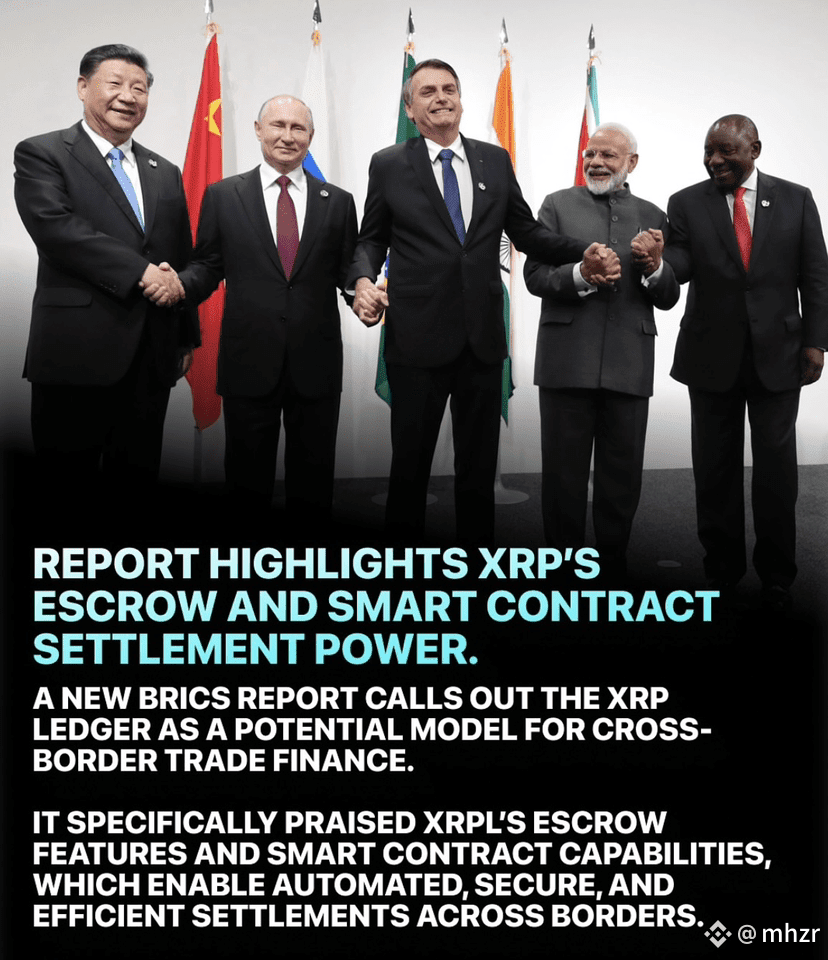 XRP LEDGER BECOMES BRICS FRAMEWORK FOR CROSS-BORDER | mhzr on Binance Square