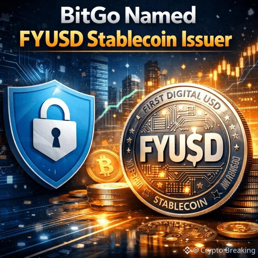 BitGo Named FYUSD Stablecoin Issuer | Crypto Breaking on Binance Square