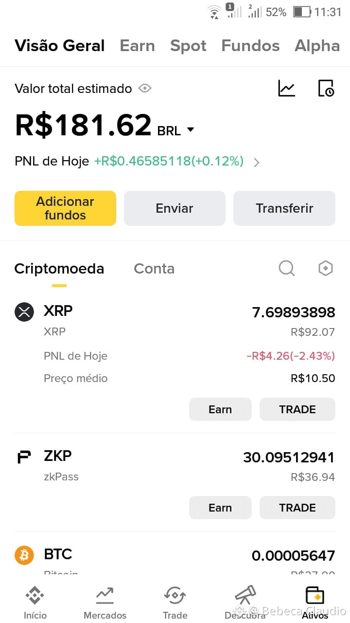 ZKP Our until now, I think only this token and the $XRP me | Bebeca Claudio  on Binance Square