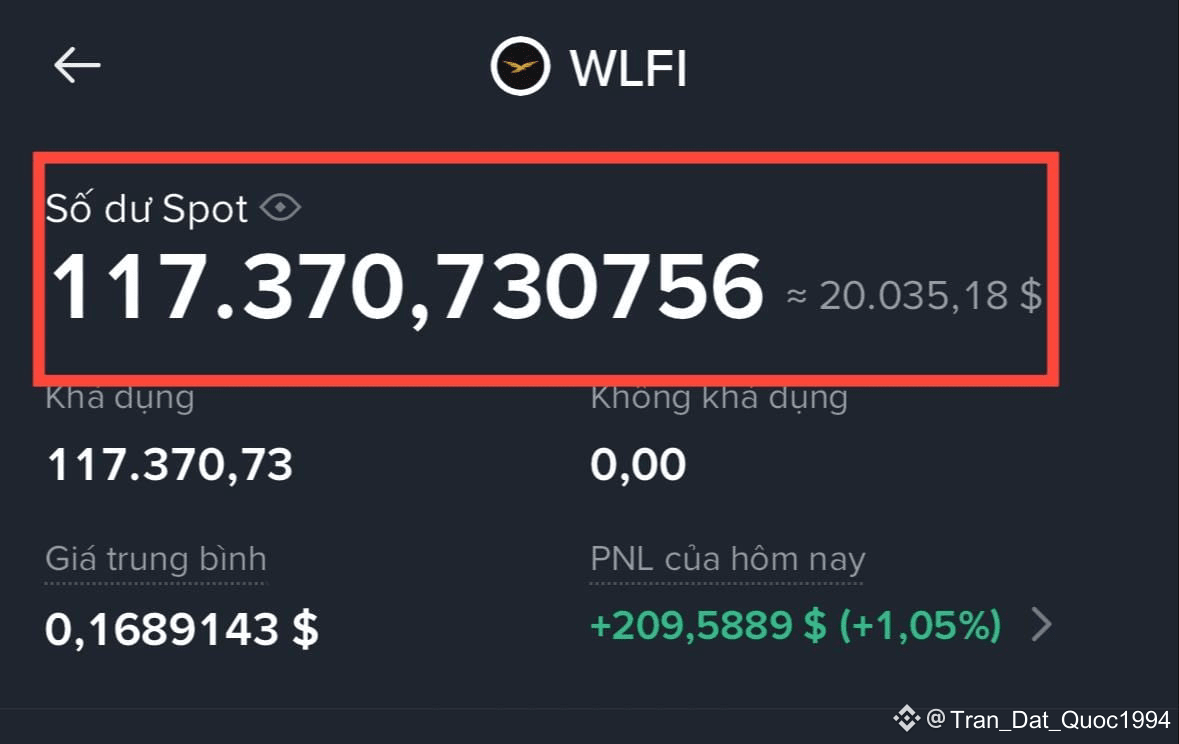 WLFİ $WLFI #WLFI This coin has great potential and is | Tran_Dat_Quoc1992  on Binance Square