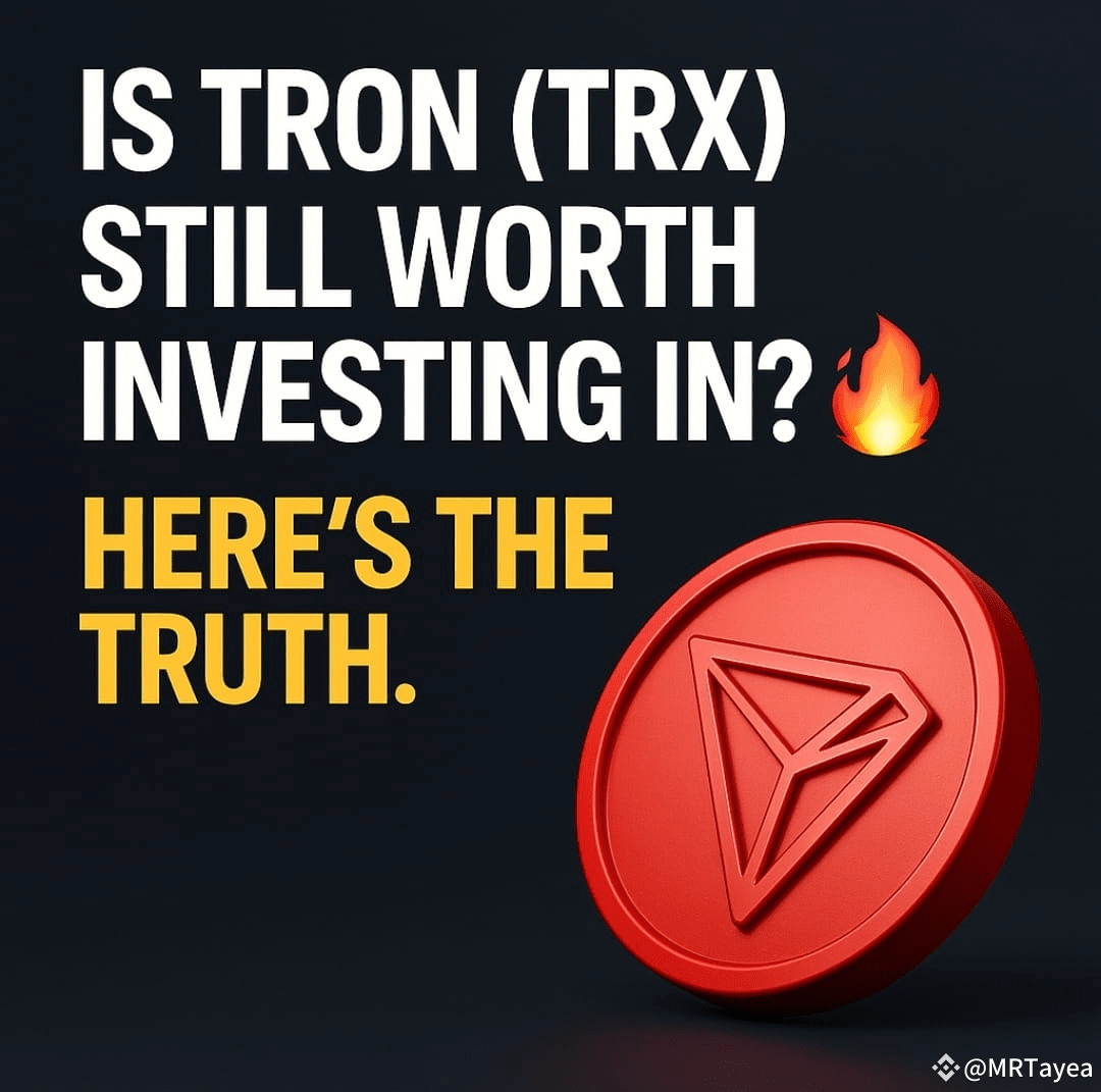 🔥 O TRON (TRX) Ainda Vale a Pena Investir? Aqui Está a Verd | MRTayea no  Binance Square