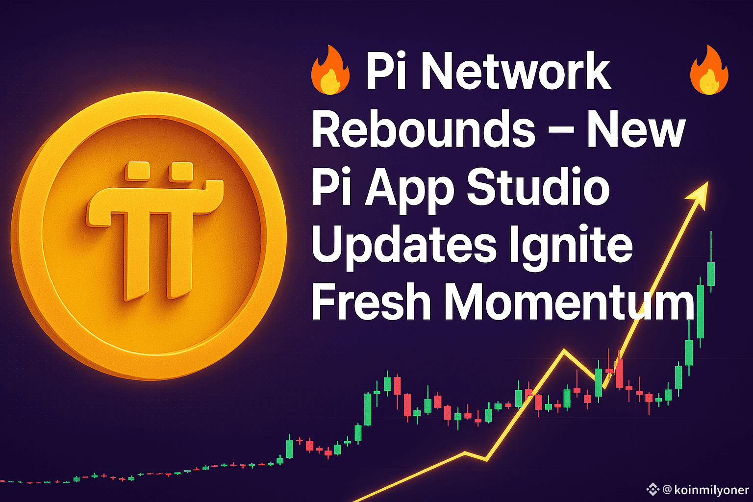 🔥 Pi Network 反彈新的Pi 應用工作室更新點燃新動力Pi Network 在週日上漲3.52% | 幣安廣場上的koinmilyoner