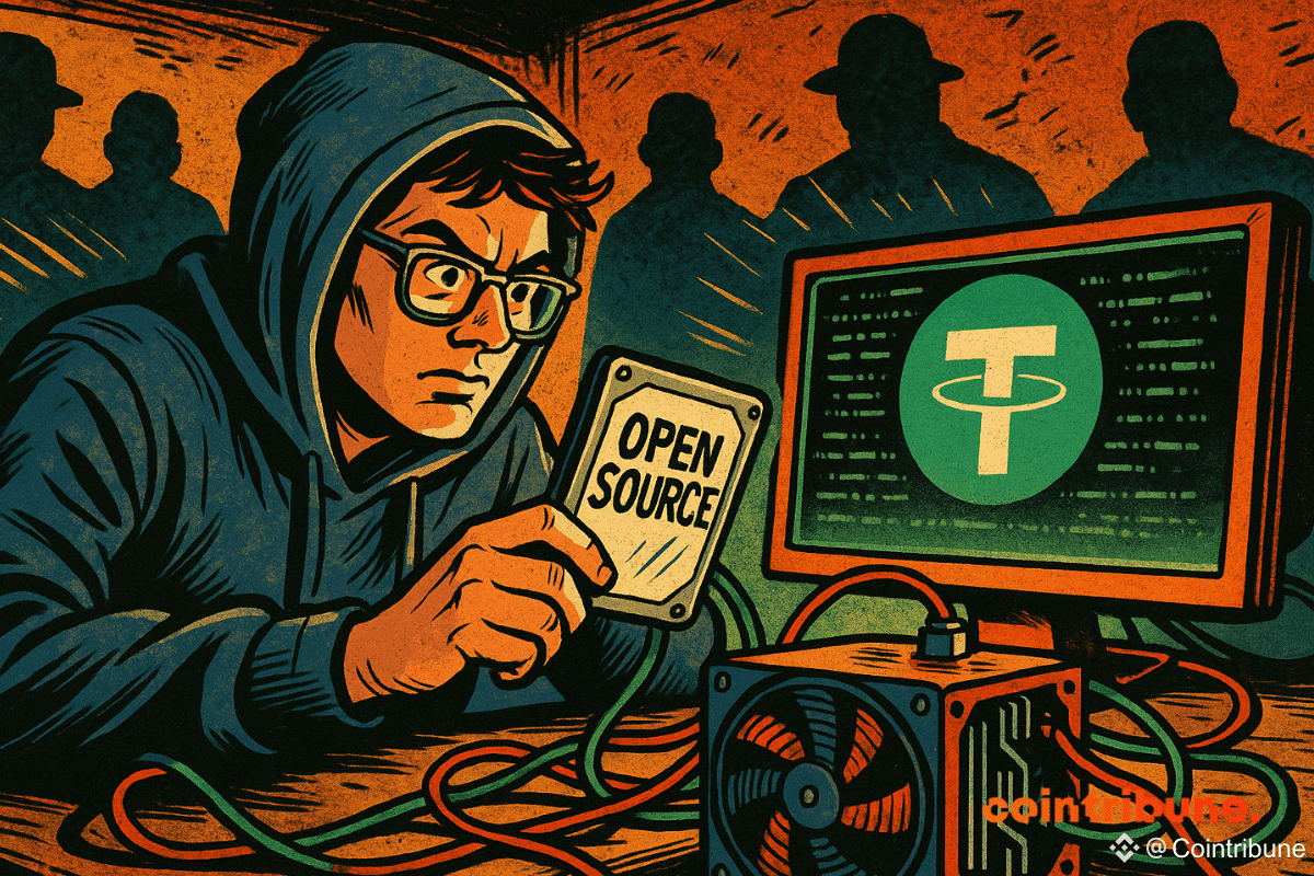 Un mineur de bitcoins utilisant Tether open source