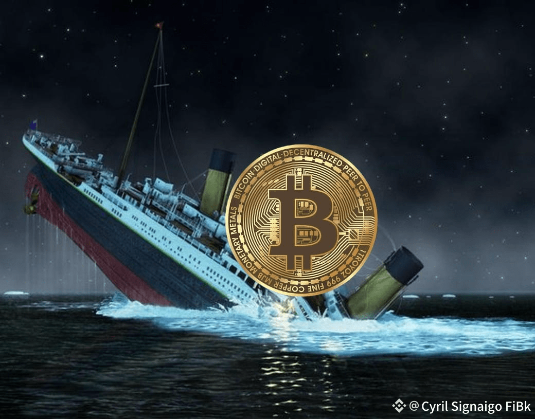 比特币正在测试10 万美元的支撑位，而黄金正在测试4000 美元。我预测比特币会跌破10 万美元，而黄金会通过。 | Cyril Signaigo  FiBk su Binance Square