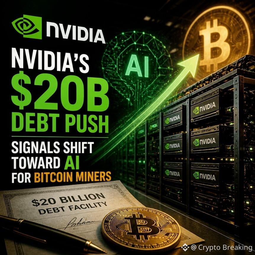 Nvidia’s $20b Debt Push Signals Shift Toward Ai For Bitcoin Miners