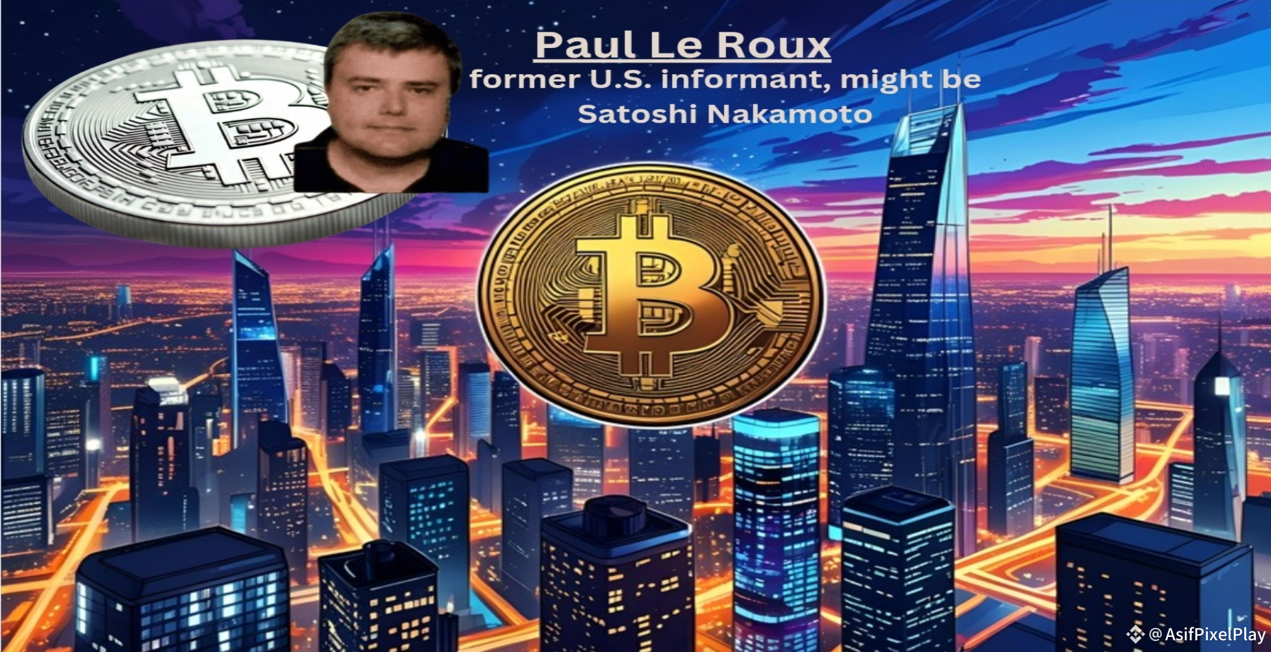 The theory that Paul Le Roux, an infamous ex-drug kingpin an |  AsifPixelPlay على Binance Square