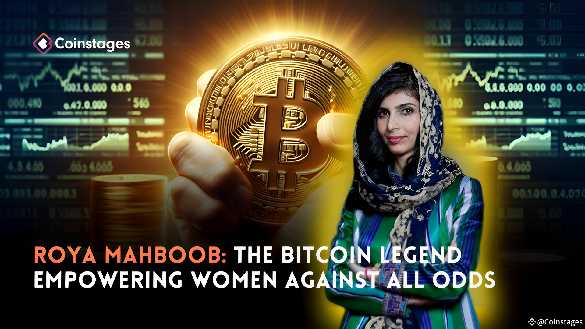 Roya Mahboob: The Bitcoin Legend Empowering Women Against All Odds! |  Coinstages on Binance Square