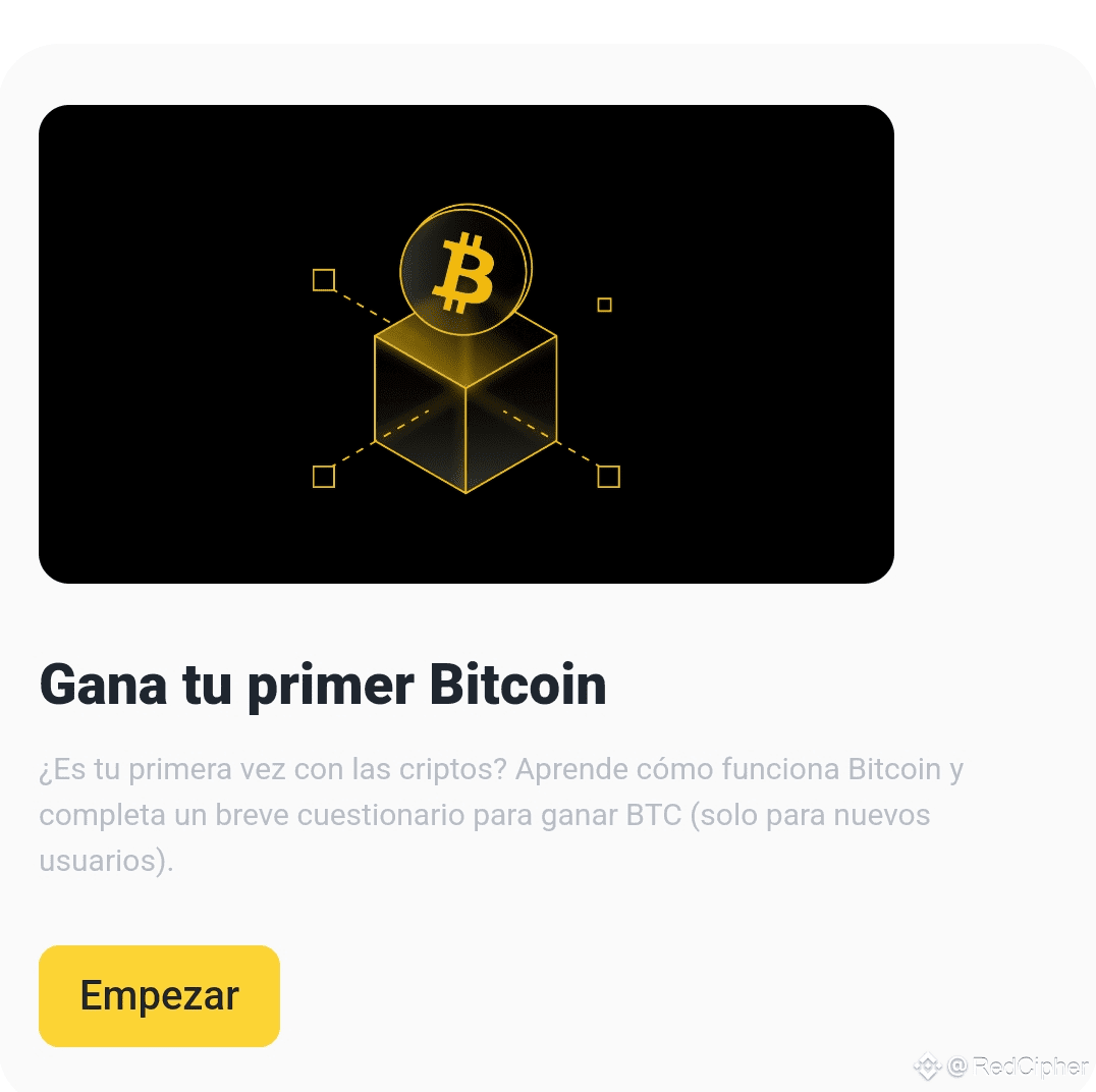 EARN YOUR FIRST CRYPTOCURRENCY 😎 If you are a new user on | RedCipher on  Binance Square