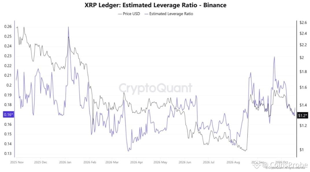 XRP Ledger Estimated Leverage Ratio – Binance