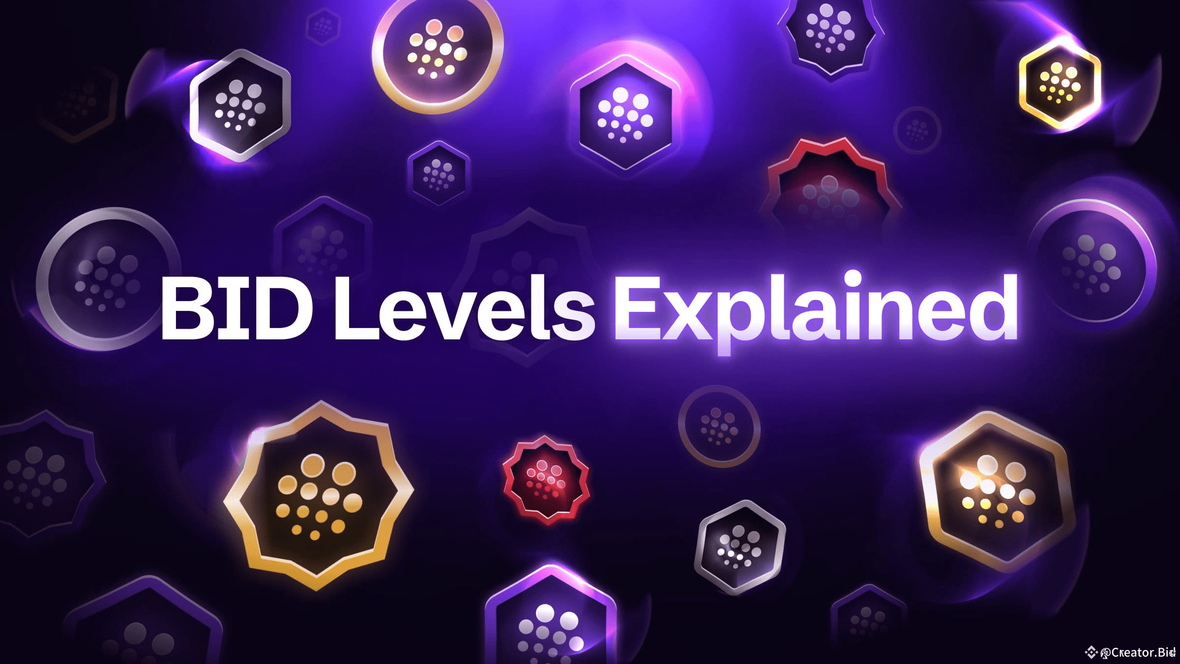 BID Levels explained 👇 Introducing our new system to guide | Creator.Bid  on Binance Square