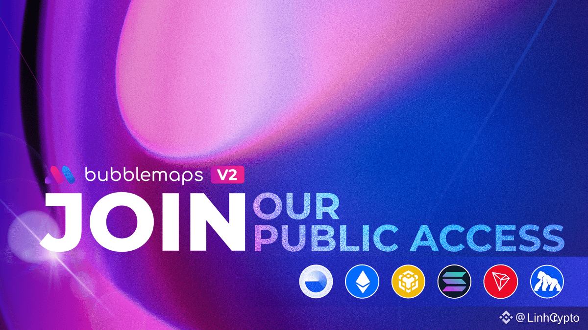BubbleMaps V2 has been launched. This is an upgraded version | LinhCrypto  on Binance Square