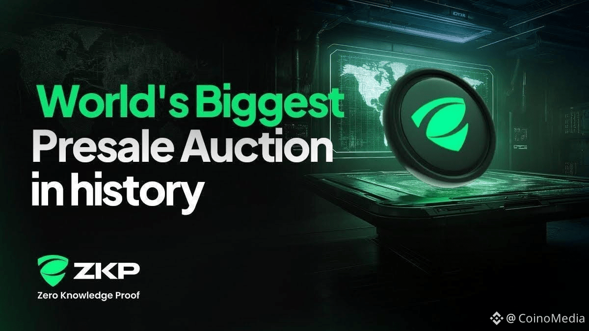 Cynical Retail Isn’t Chasing Hype Anymore: Here’s Why ZKP’s Top Crypto Presale Auction Is Pulling Them In!