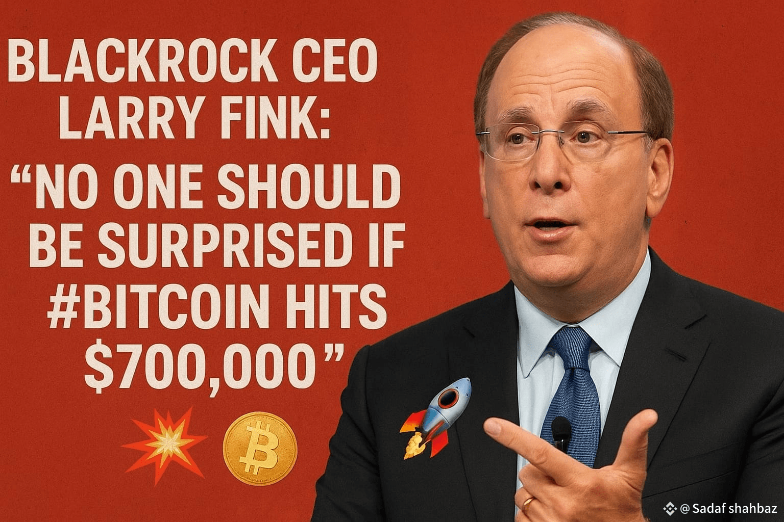 BLACKROCK CEO LARRY FINK: 