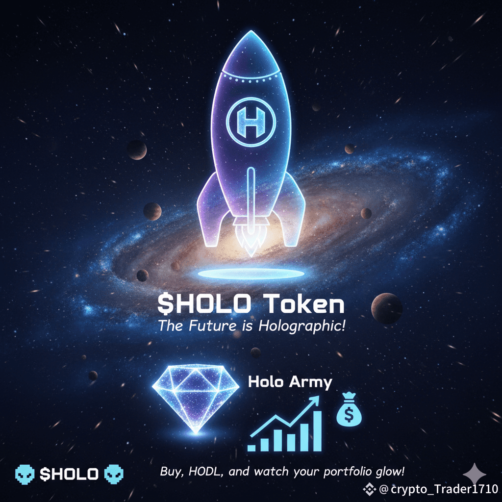🌐✨ $HOLO Token – The Future is Holographic! 🚀🪐 💎 Holo |  BlockchainBaller17 on Binance Square